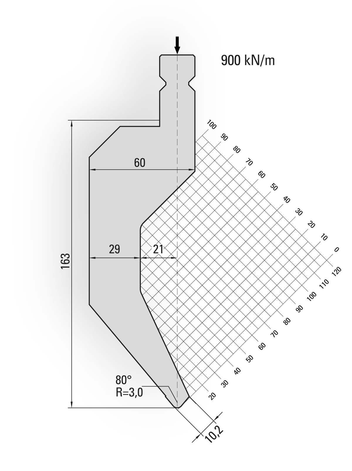 Lengte: 515mm - Gewicht: 24.7 kg