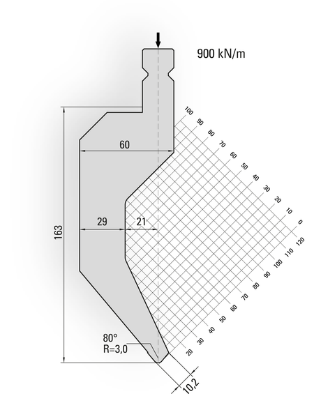 Lengte: 515mm - Gewicht: 24.7 kg