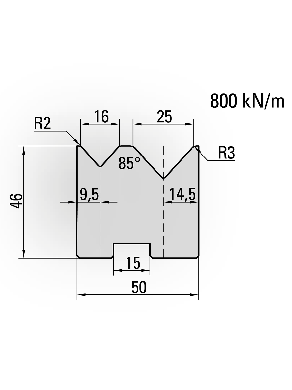 Lengte: 415mm - Gewicht: 6.4 kg