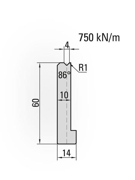 Lengte: 835mm - Gewicht: 2.1 kg