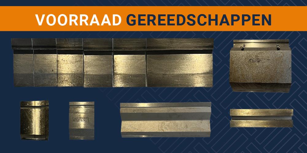 Voorraad kantgereedschappen op=op
