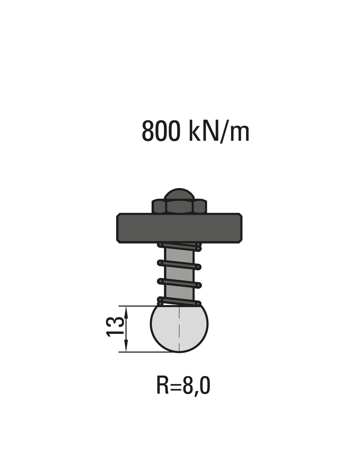 Lengte: 415mm - Gewicht: 0.6 kg