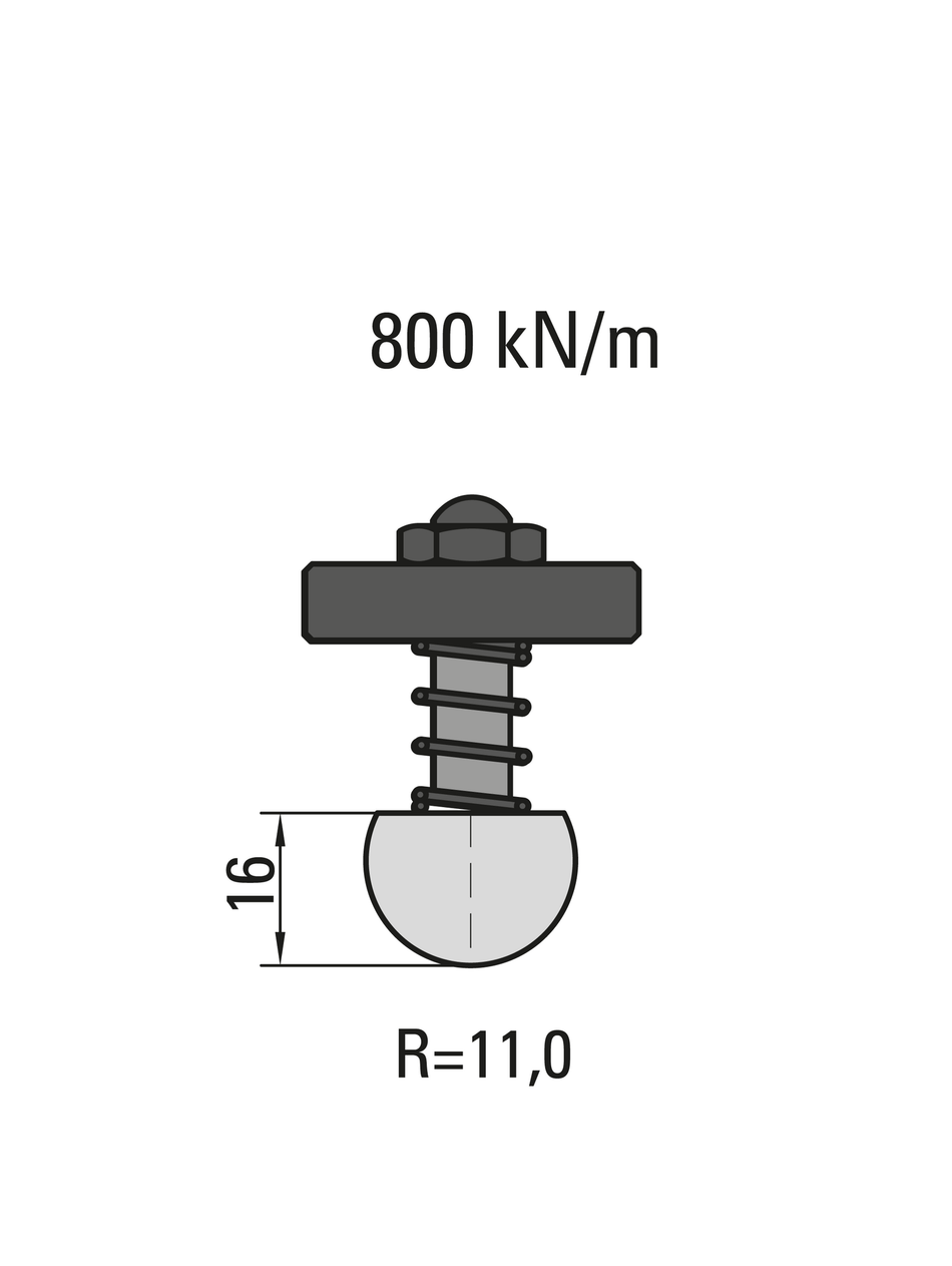 Lengte: 415mm - Gewicht: 1 kg