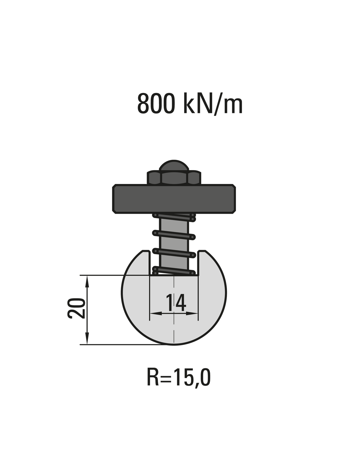 Lengte: 415mm - Gewicht: 2.1 kg