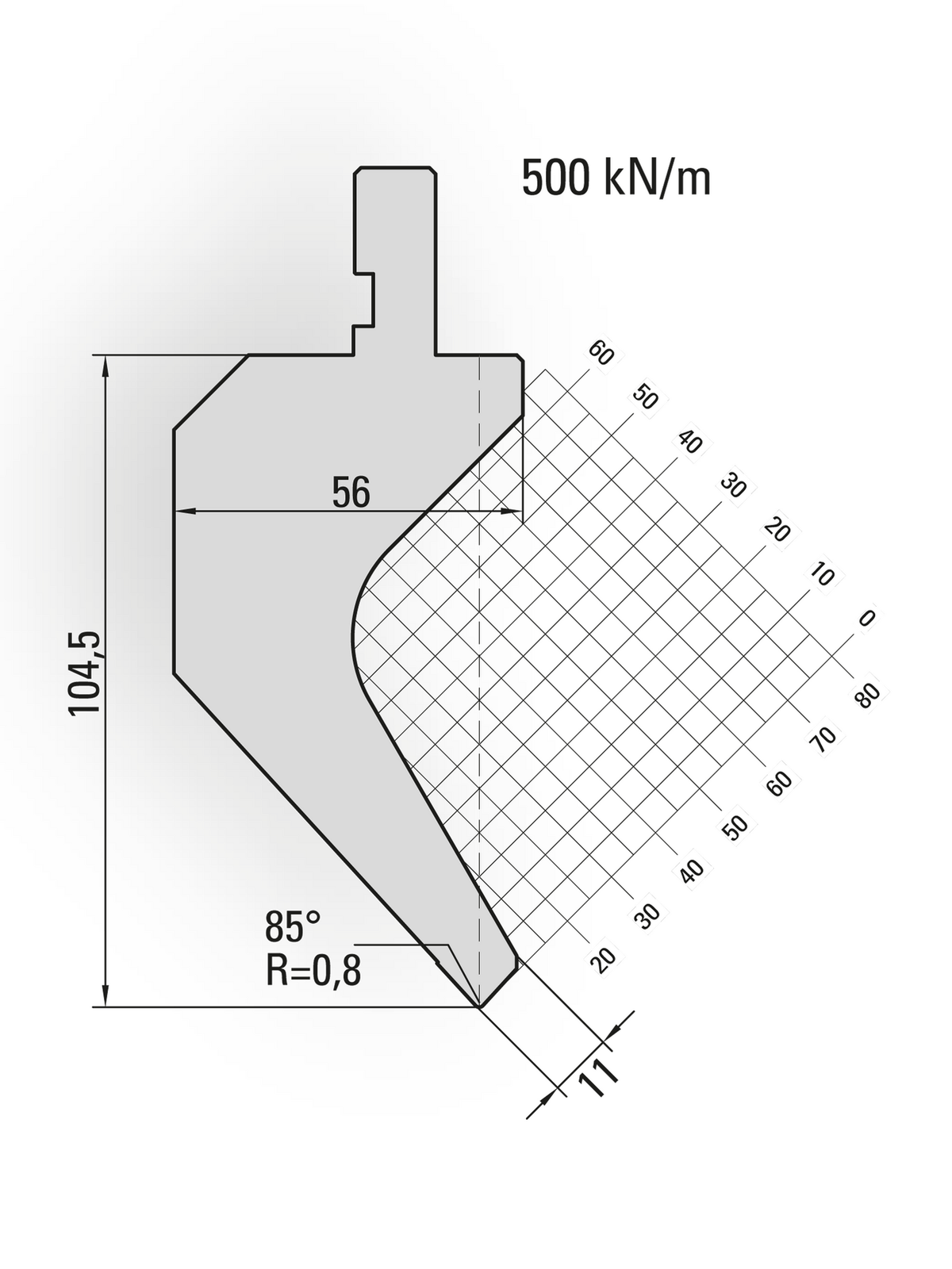 Lengte: 415mm - Gewicht: 11.2 kg
