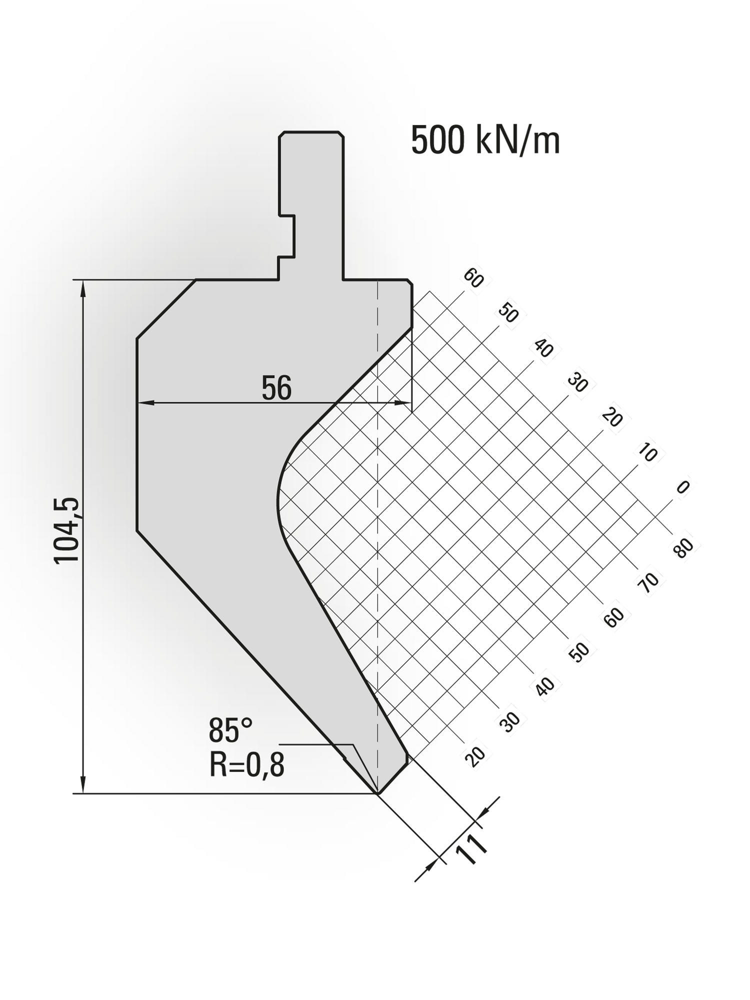 Lengte: 415mm - Gewicht: 11.2 kg