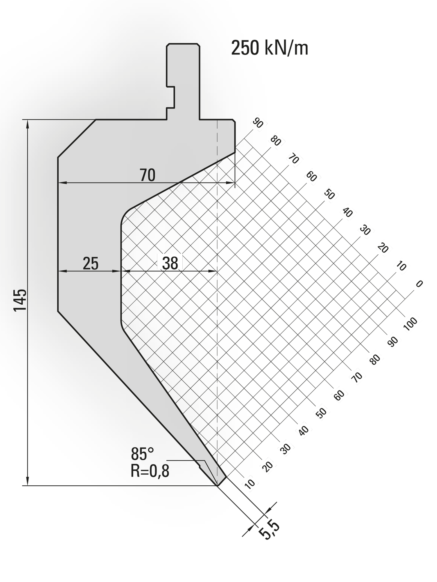 Lengte: 415mm - Gewicht: 13.8 kg