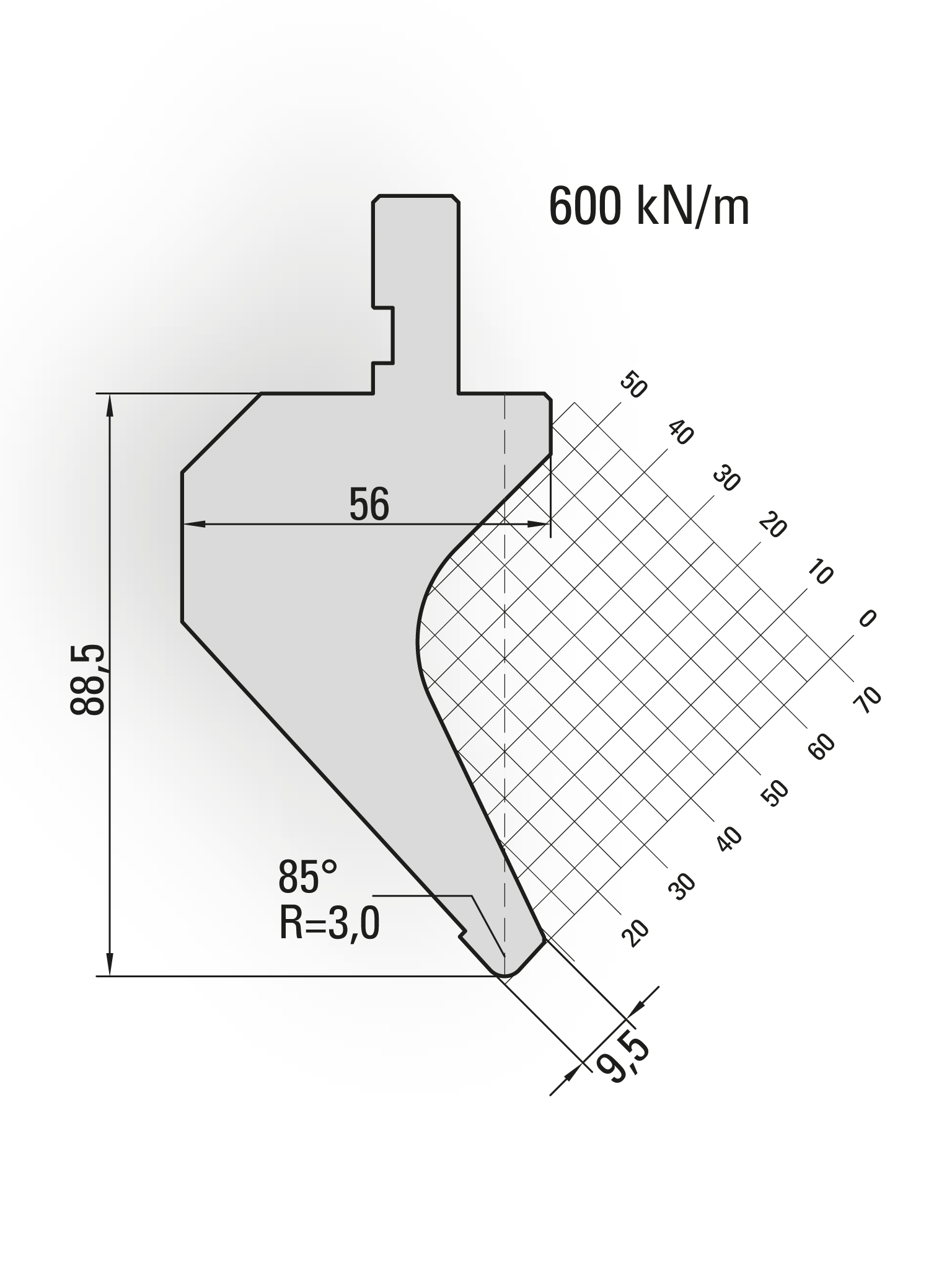 Lengte: 415mm - Gewicht: 9.9 kg