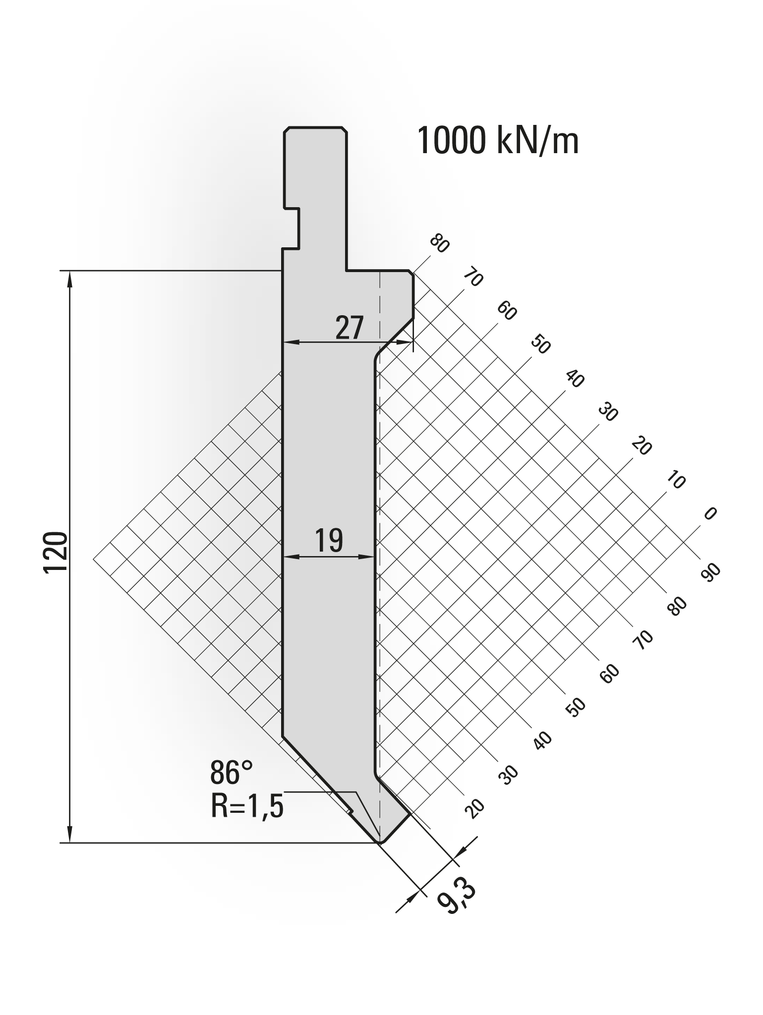 Lengte: 415mm - Gewicht: 8.6 kg