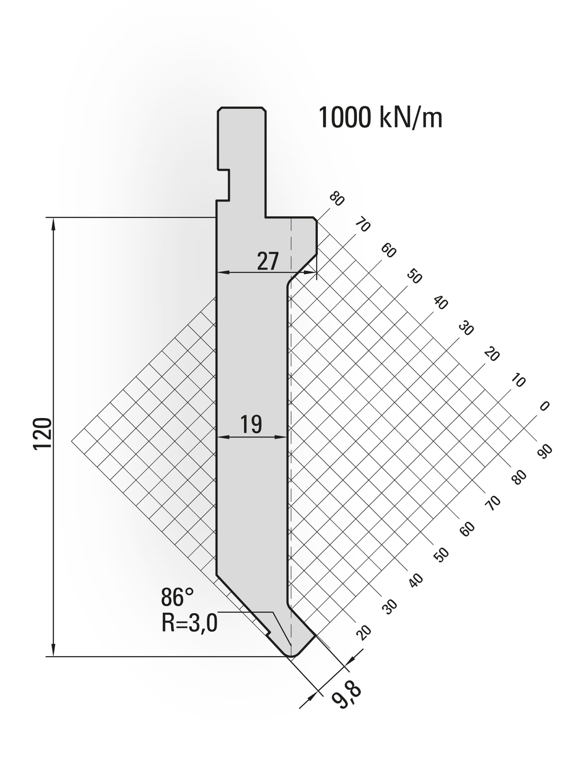 Lengte: 415mm - Gewicht: 8.6 kg