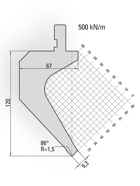 Lengte: 415mm - Gewicht: 13.2 kg