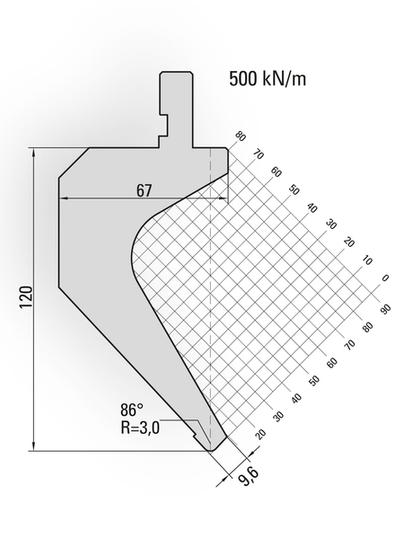 Lengte: 415mm - Gewicht: 13.2 kg