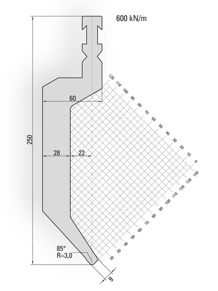 Lengte: 100mm - Gewicht: 4.9 kg