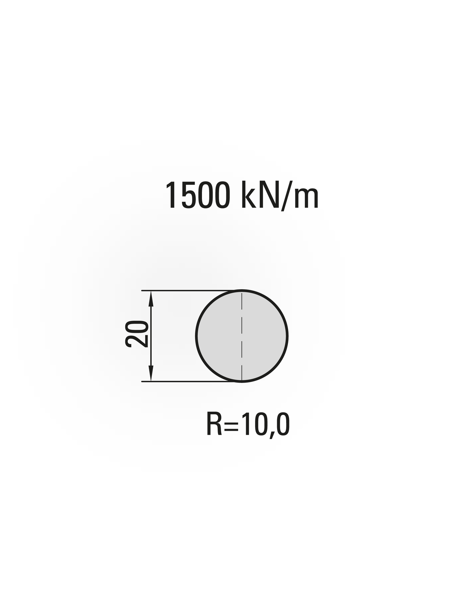 Lengte: 500mm - Gewicht: 1.2 kg