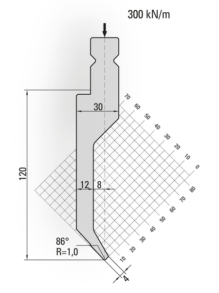 Lengte: 100mm - Gewicht: 2 kg