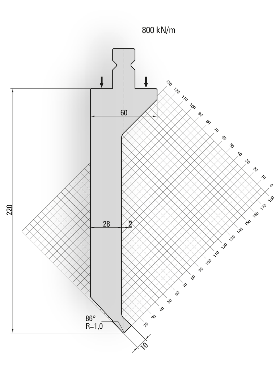 Lengte: 100mm - Gewicht: 5.7 kg