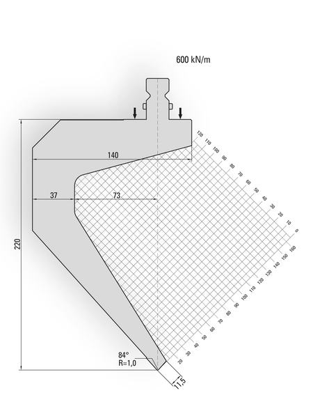 Lengte: 100mm - Gewicht: 8.9 kg