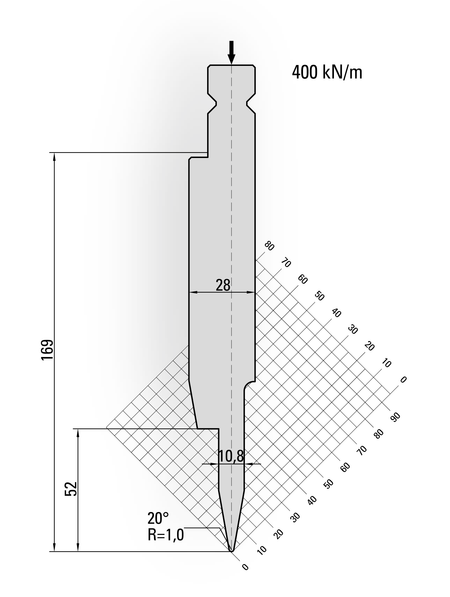 Lengte: 250mm - Gewicht: 8.5 kg