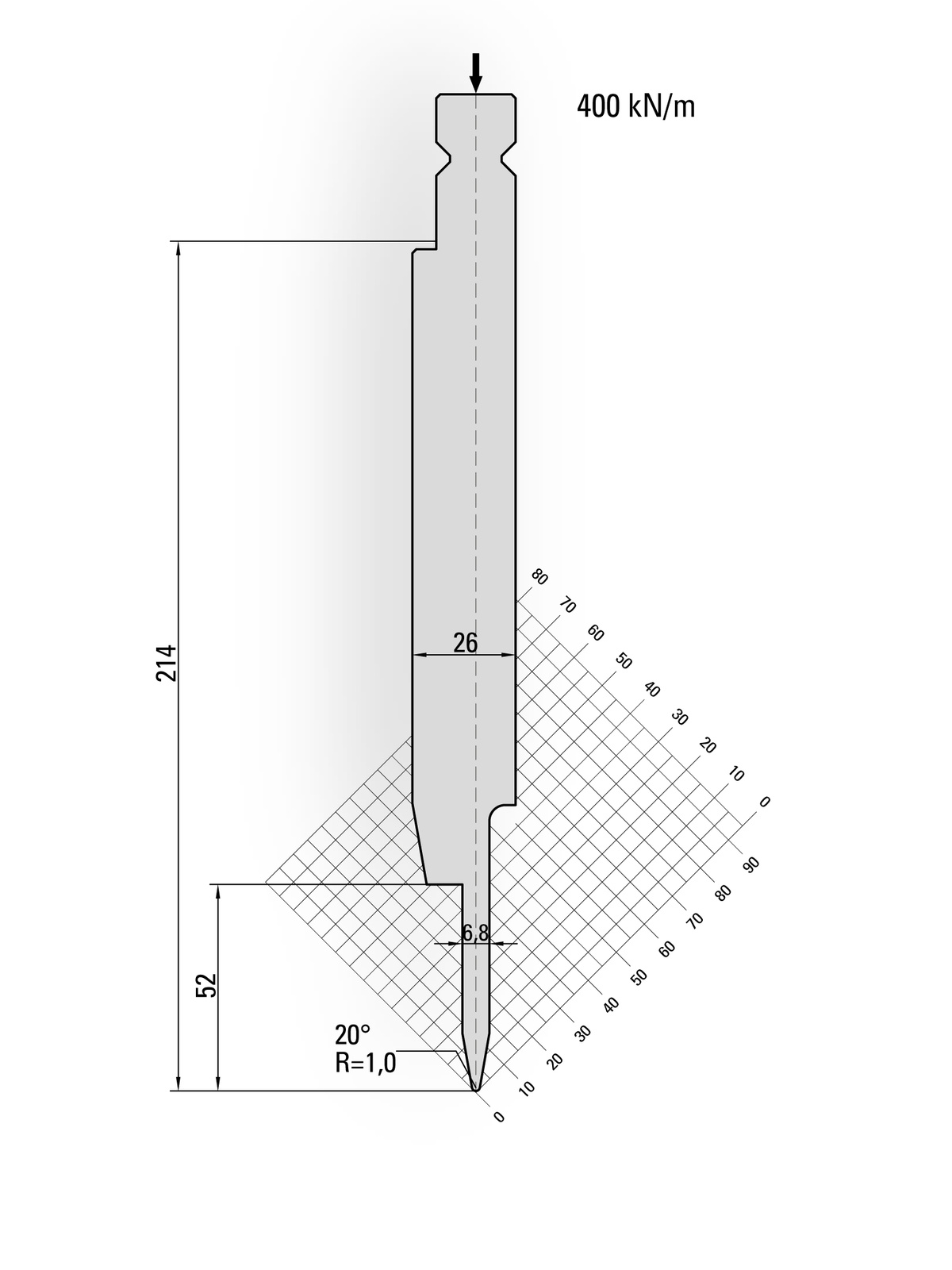 Lengte: 250mm - Gewicht: 10.1 kg