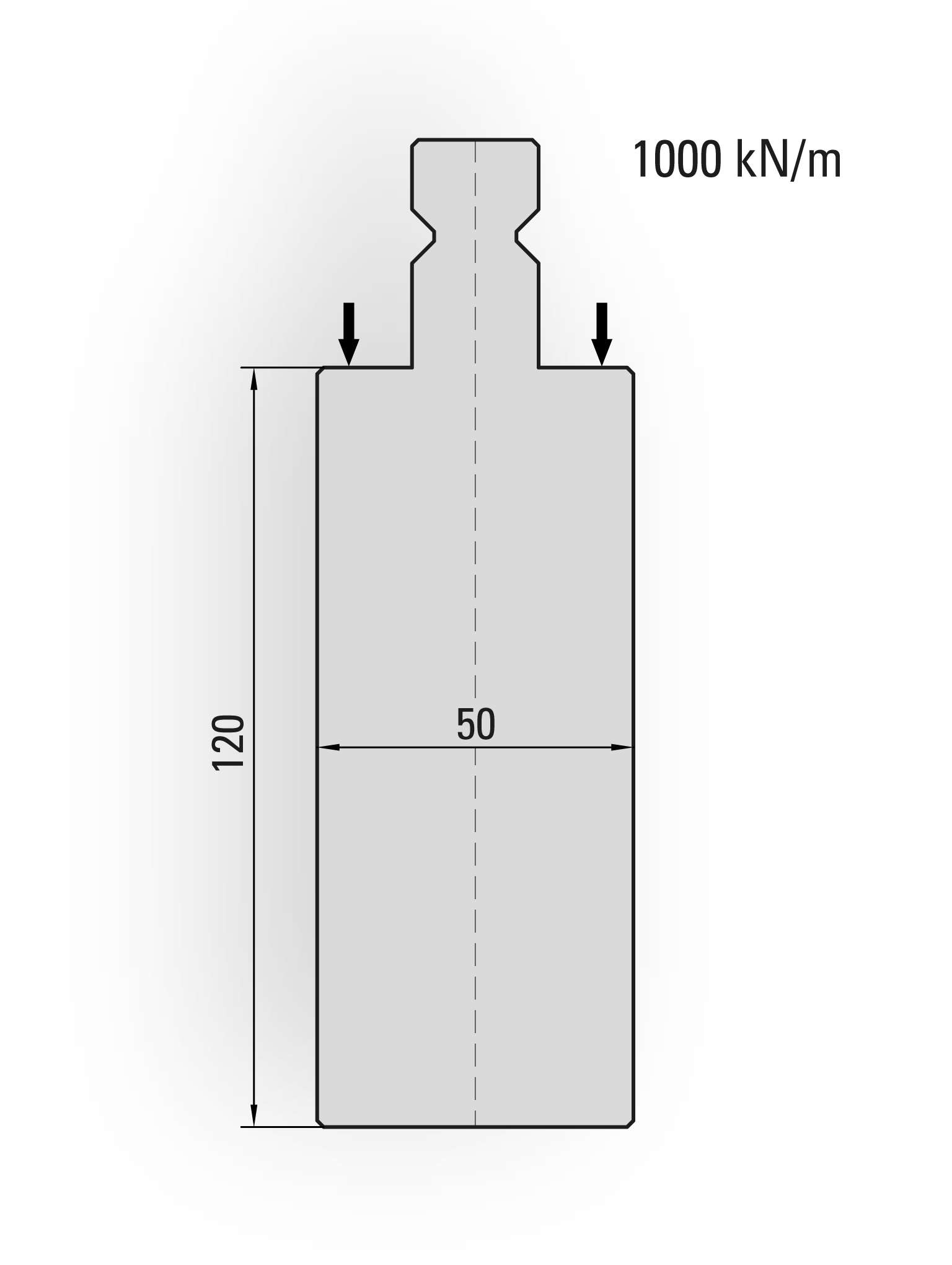 Lengte: 100mm - Gewicht: 5.2 kg