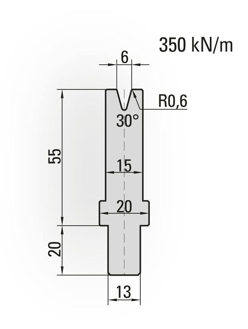 Lengte: 100mm - Gewicht: 0.8 kg