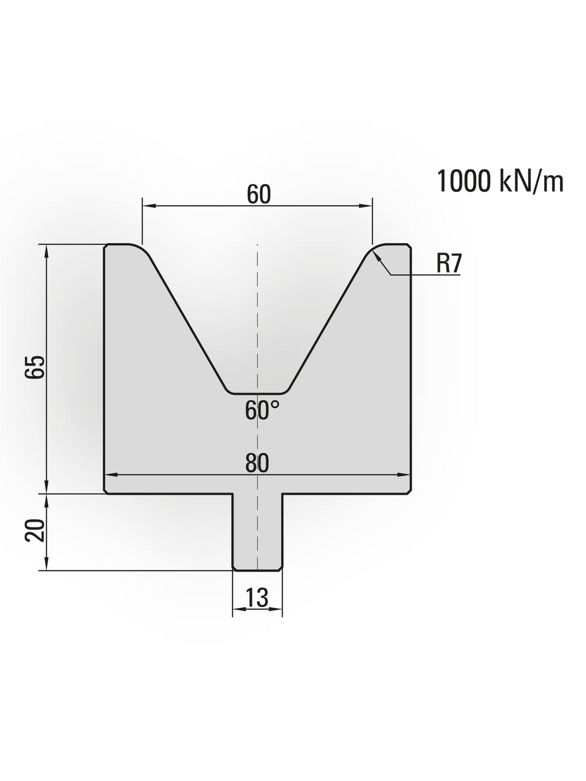 Lengte: 100mm - Gewicht: 3.1 kg