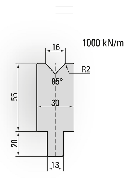 Lengte: 100mm - Gewicht: 1.5 kg