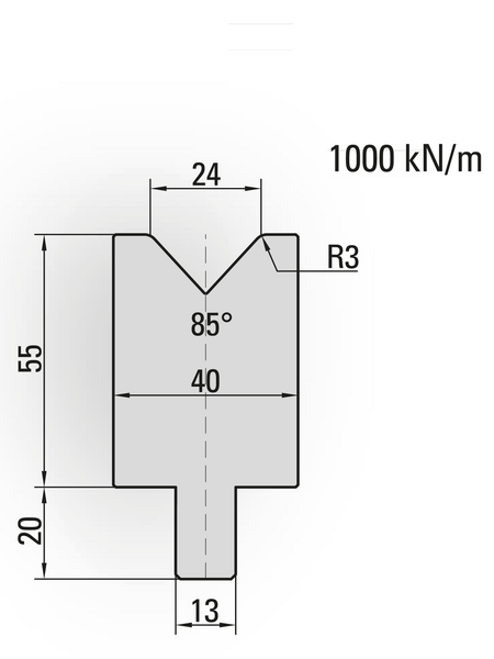 Lengte: 100mm - Gewicht: 1.9 kg