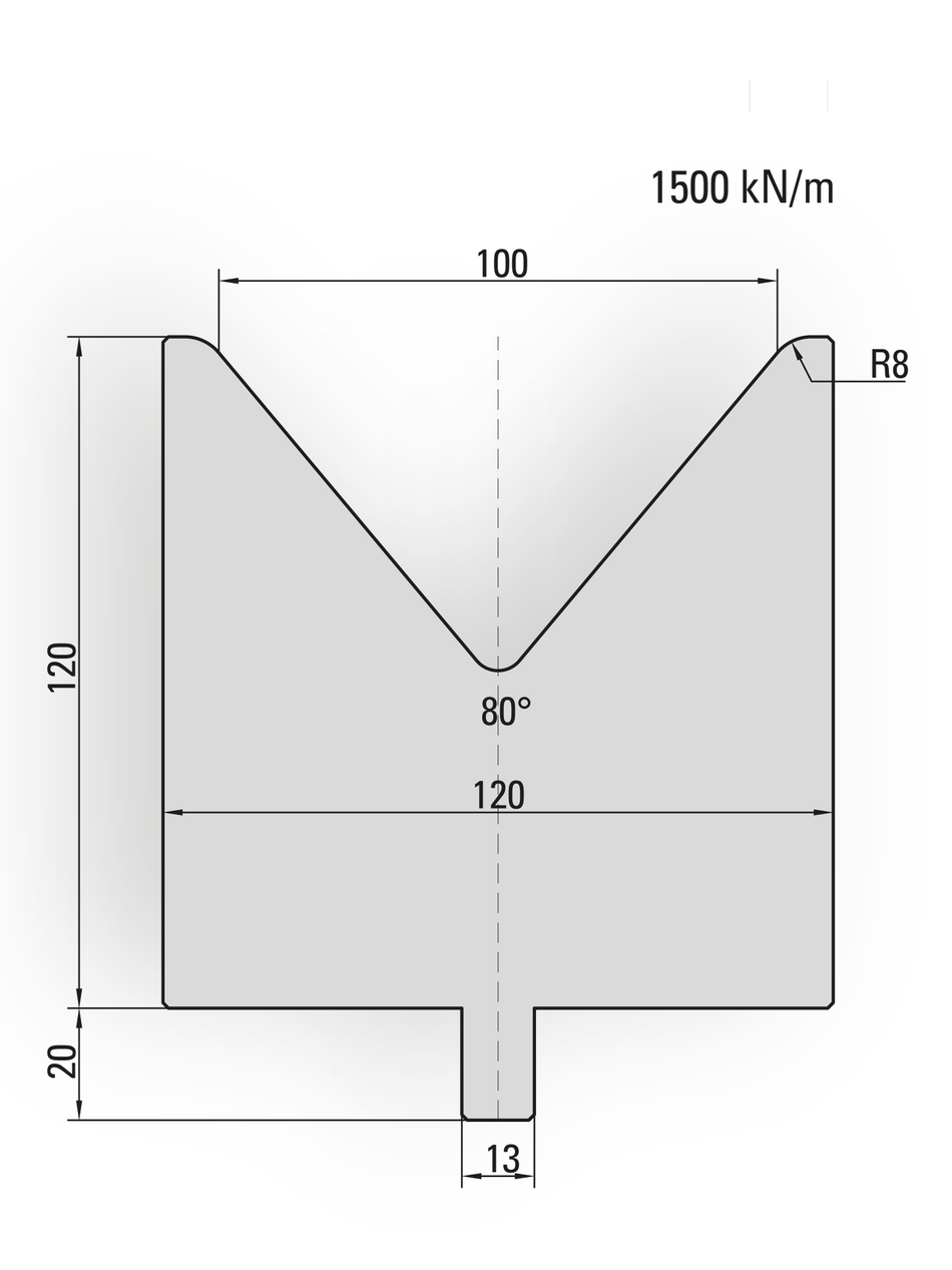 Lengte: 100mm - Gewicht: 8.9 kg