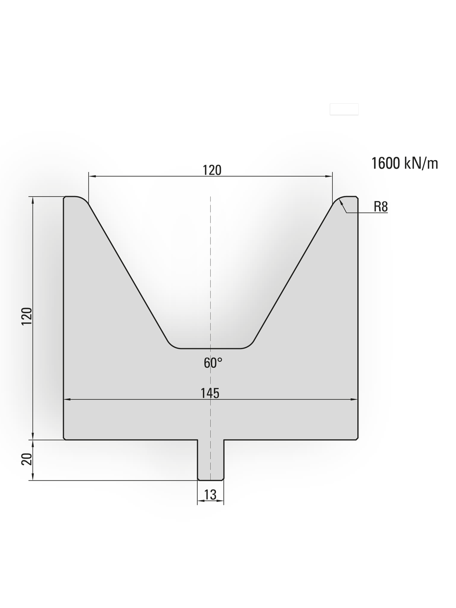 Lengte: 100mm - Gewicht: 9.1 kg