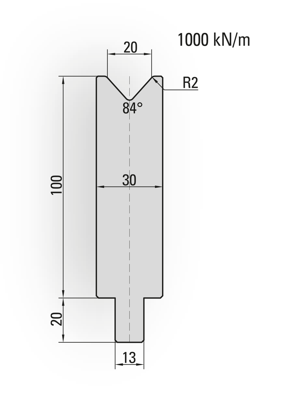 Lengte: 100mm - Gewicht: 2.5 kg