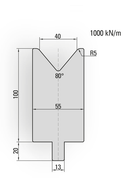 Lengte: 100mm - Gewicht: 4.1 kg