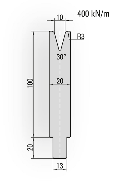 Lengte: 100mm - Gewicht: 1.7 kg