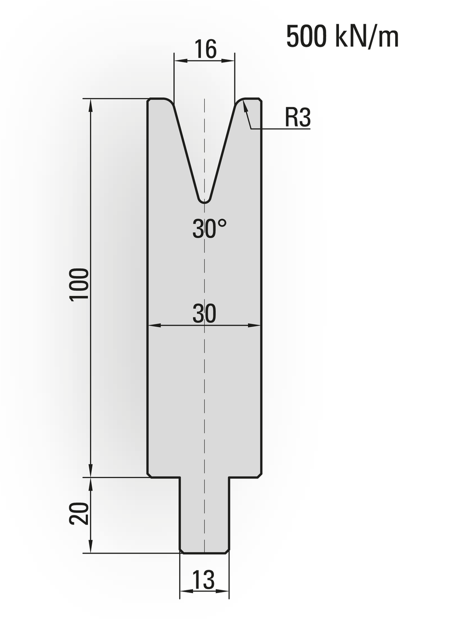 Lengte: 100mm - Gewicht: 2.3 kg