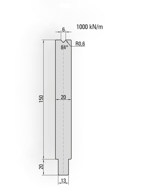 Lengte: 100mm - Gewicht: 2.5 kg