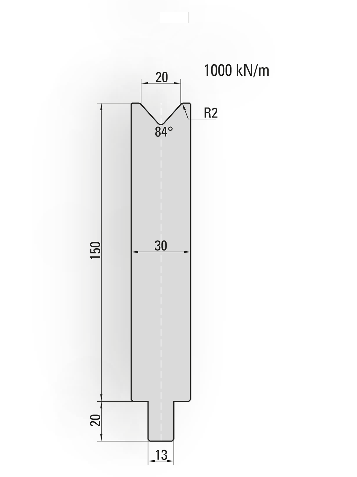 Lengte: 100mm - Gewicht: 3.6 kg