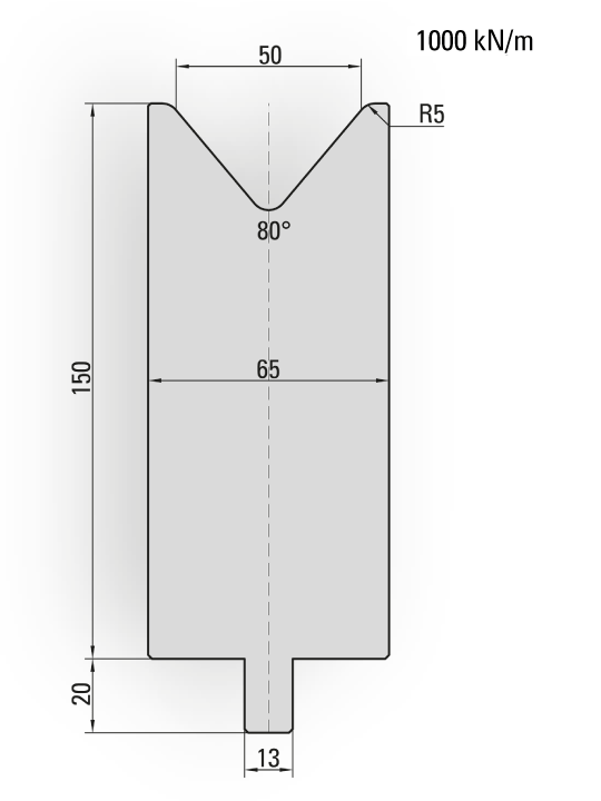 Lengte: 100mm - Gewicht: 7.2 kg