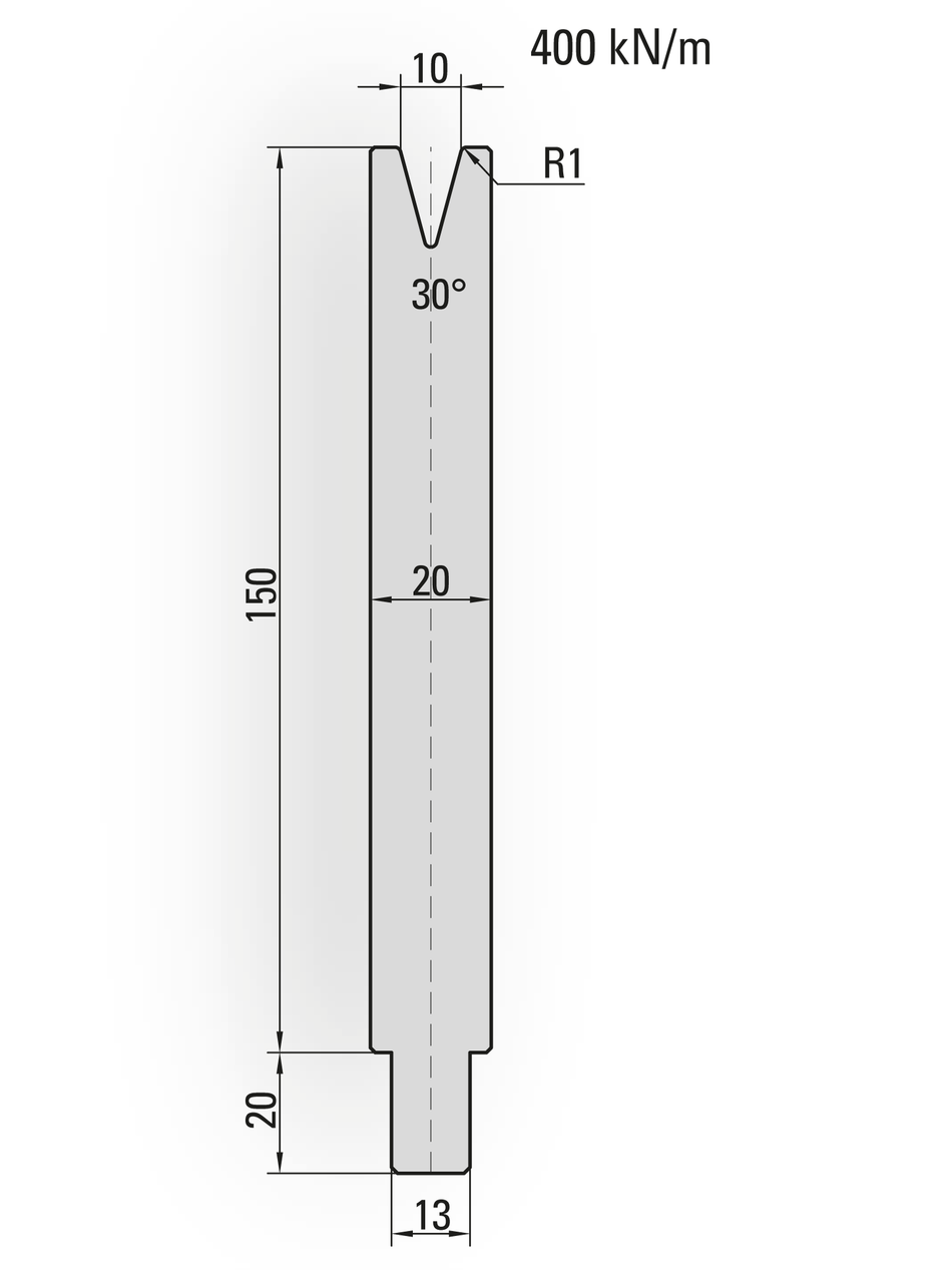 Lengte: 100mm - Gewicht: 2.5 kg