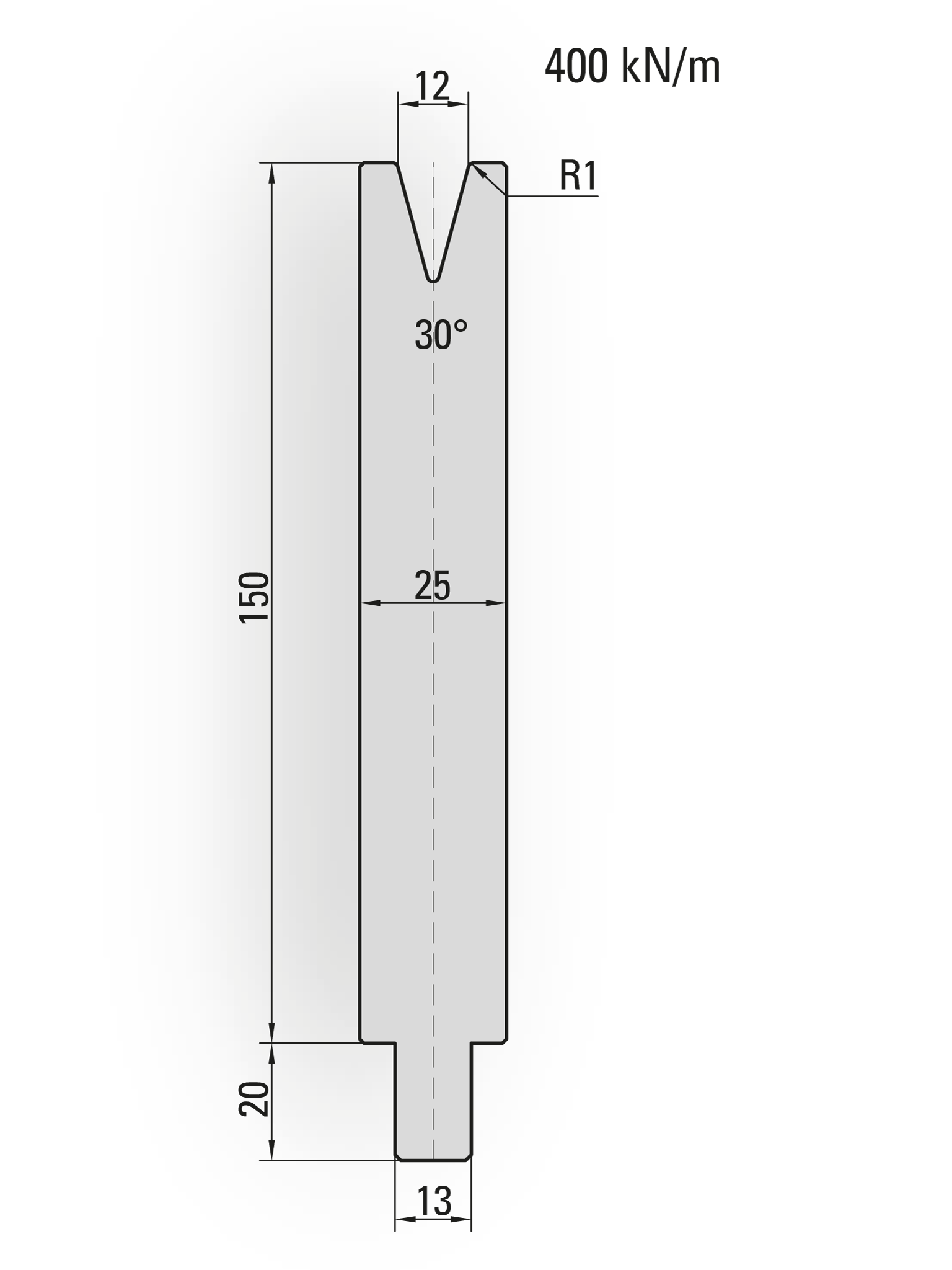 Lengte: 100mm - Gewicht: 3 kg