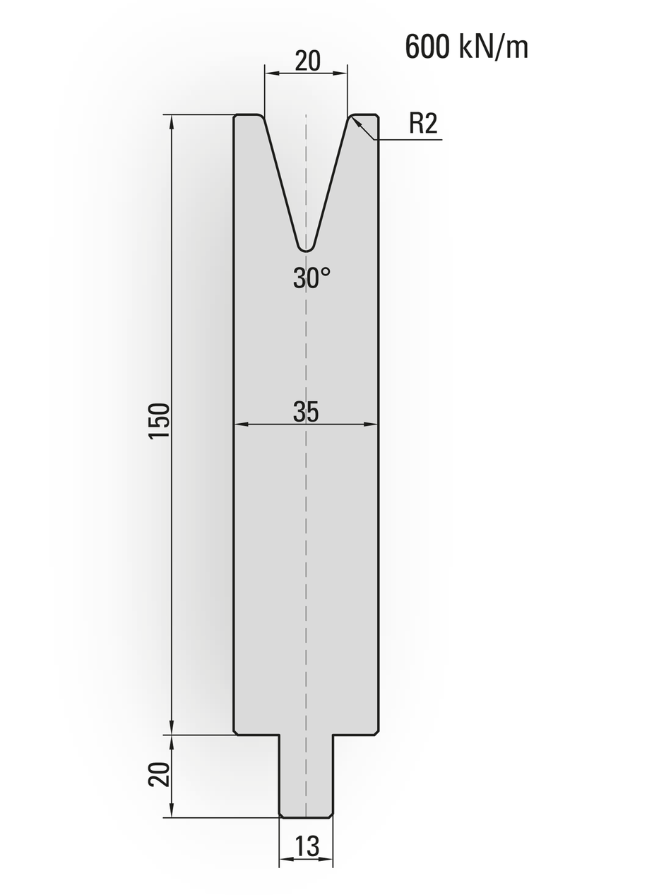 Lengte: 100mm - Gewicht: 4 kg