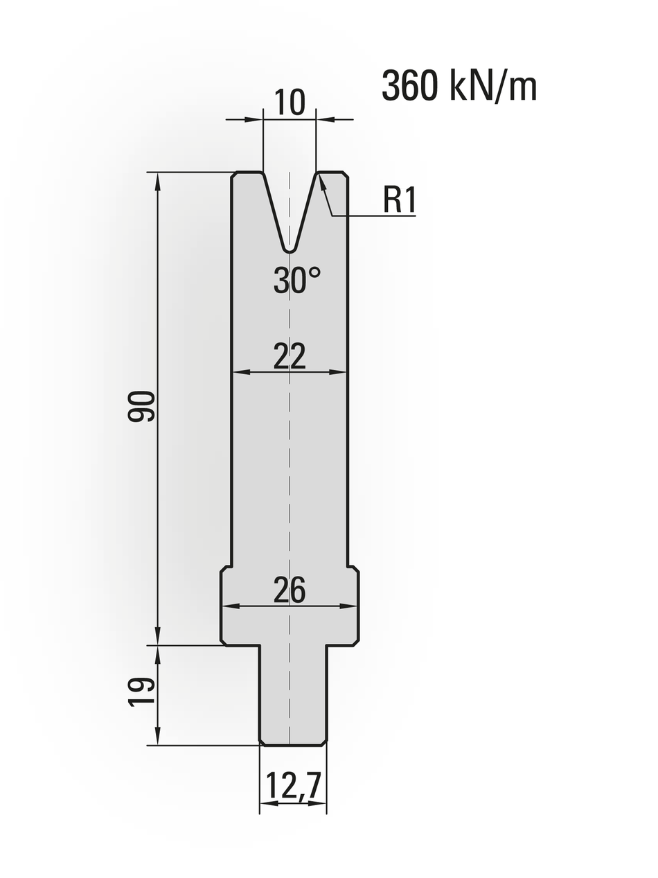 Lengte: 250mm - Gewicht: 4.4 kg