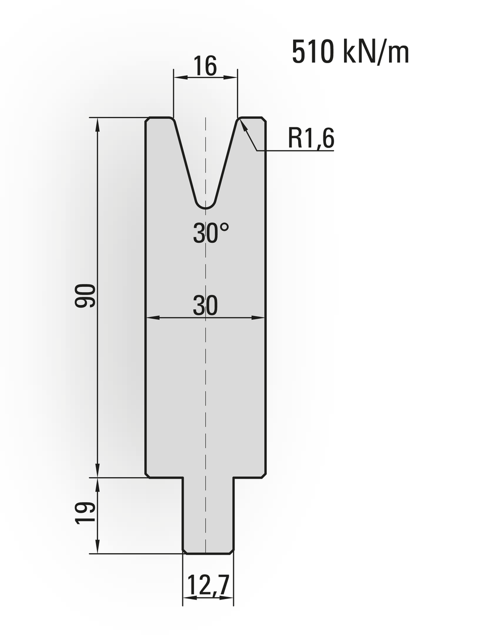 Lengte: 250mm - Gewicht: 5.4 kg