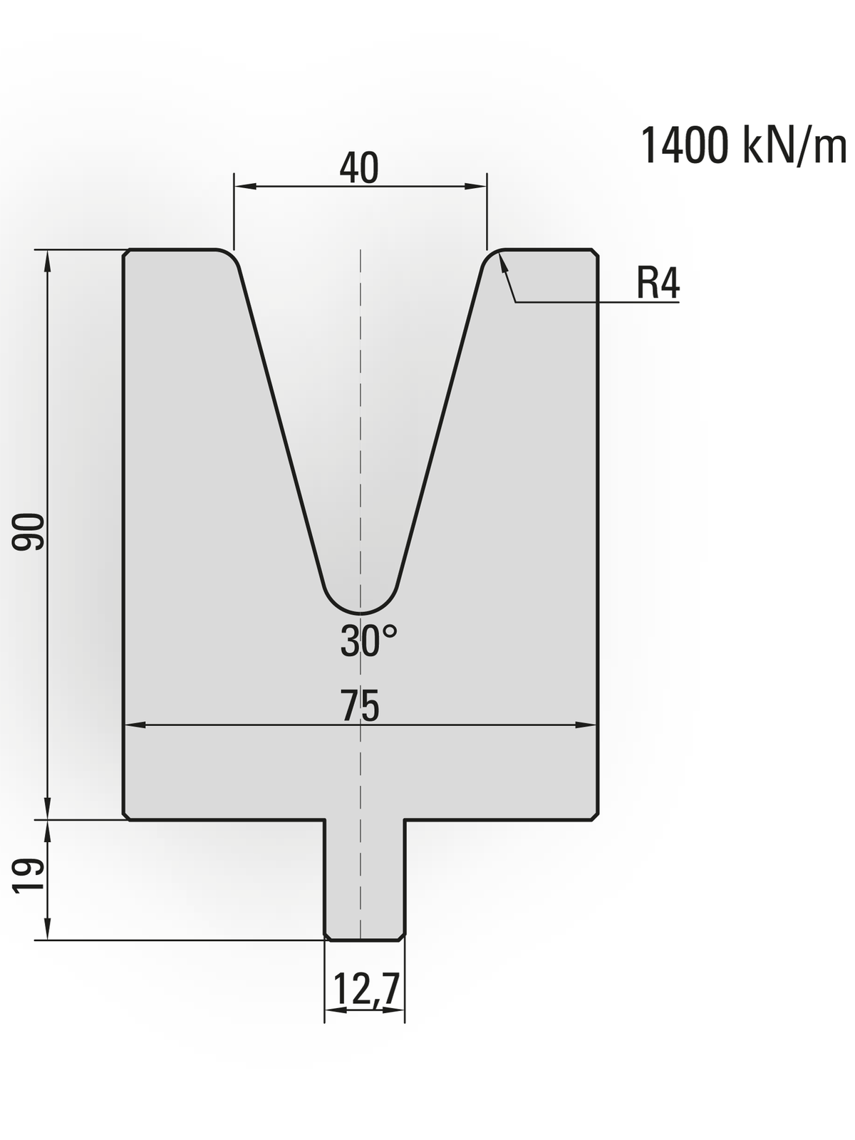 Lengte: 510mm - Gewicht: 22.4 kg