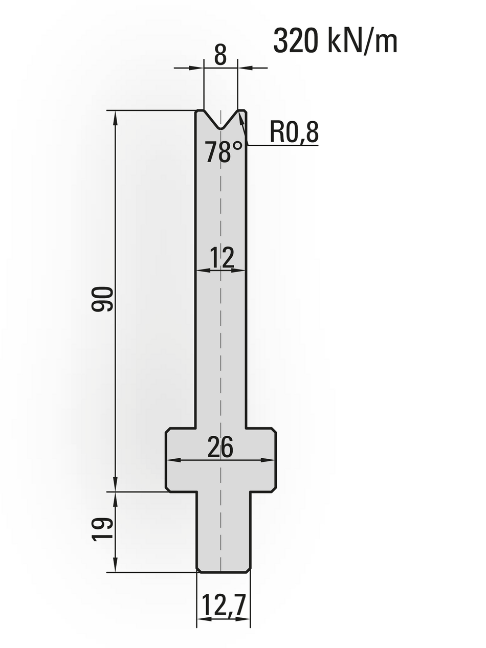 Lengte: 250mm - Gewicht: 3 kg