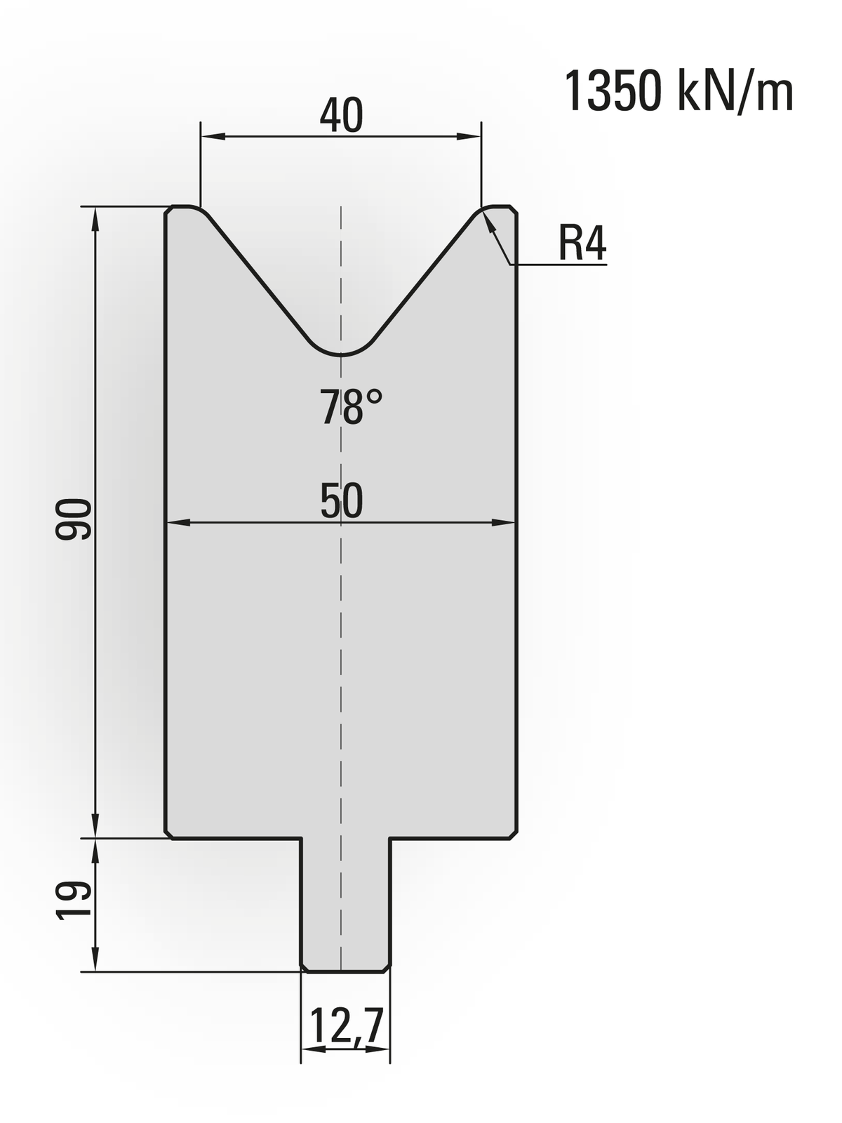 Lengte: 250mm - Gewicht: 8.5 kg