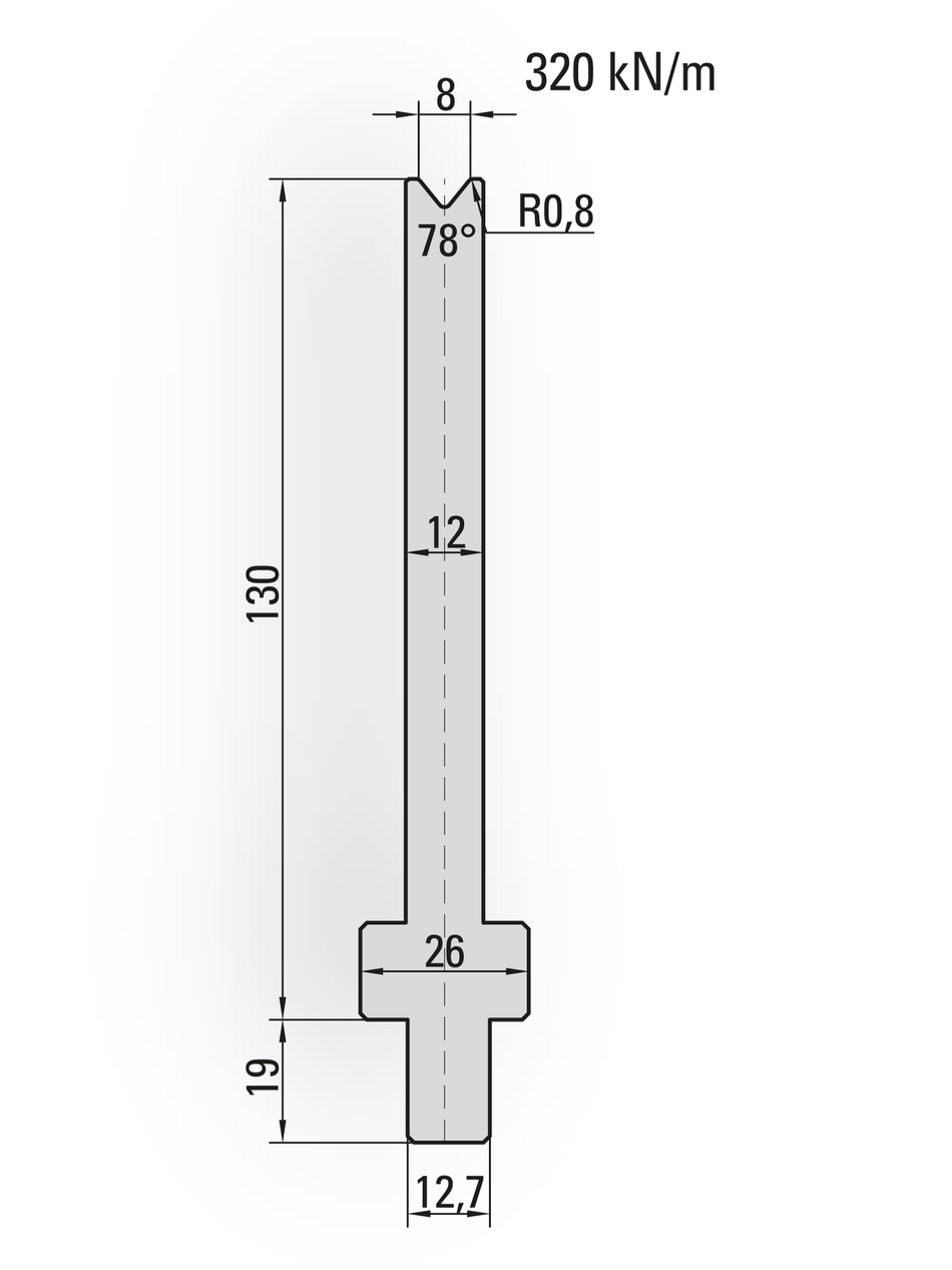 Lengte: 250mm - Gewicht: 3.9 kg