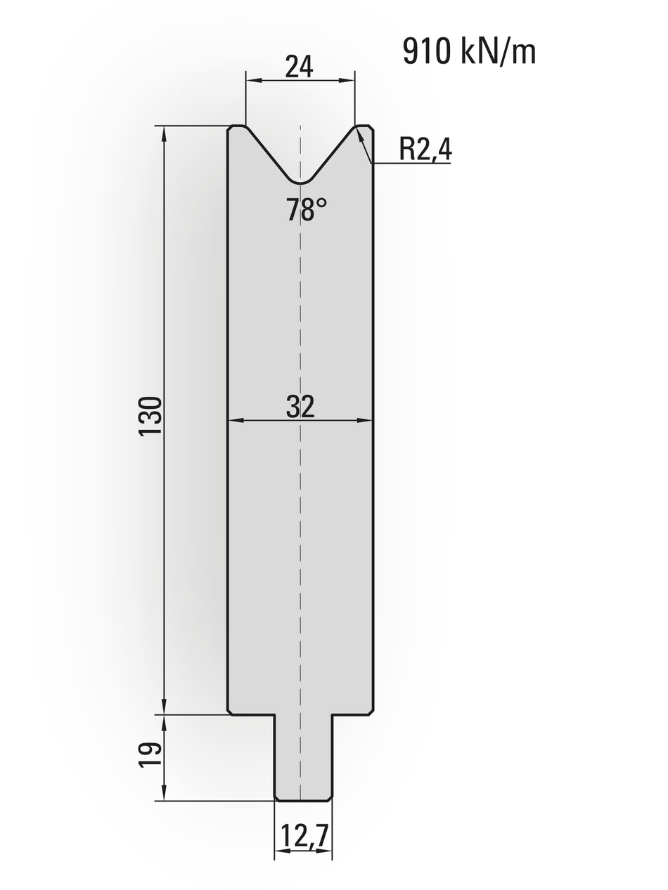 Lengte: 250mm - Gewicht: 8.4 kg