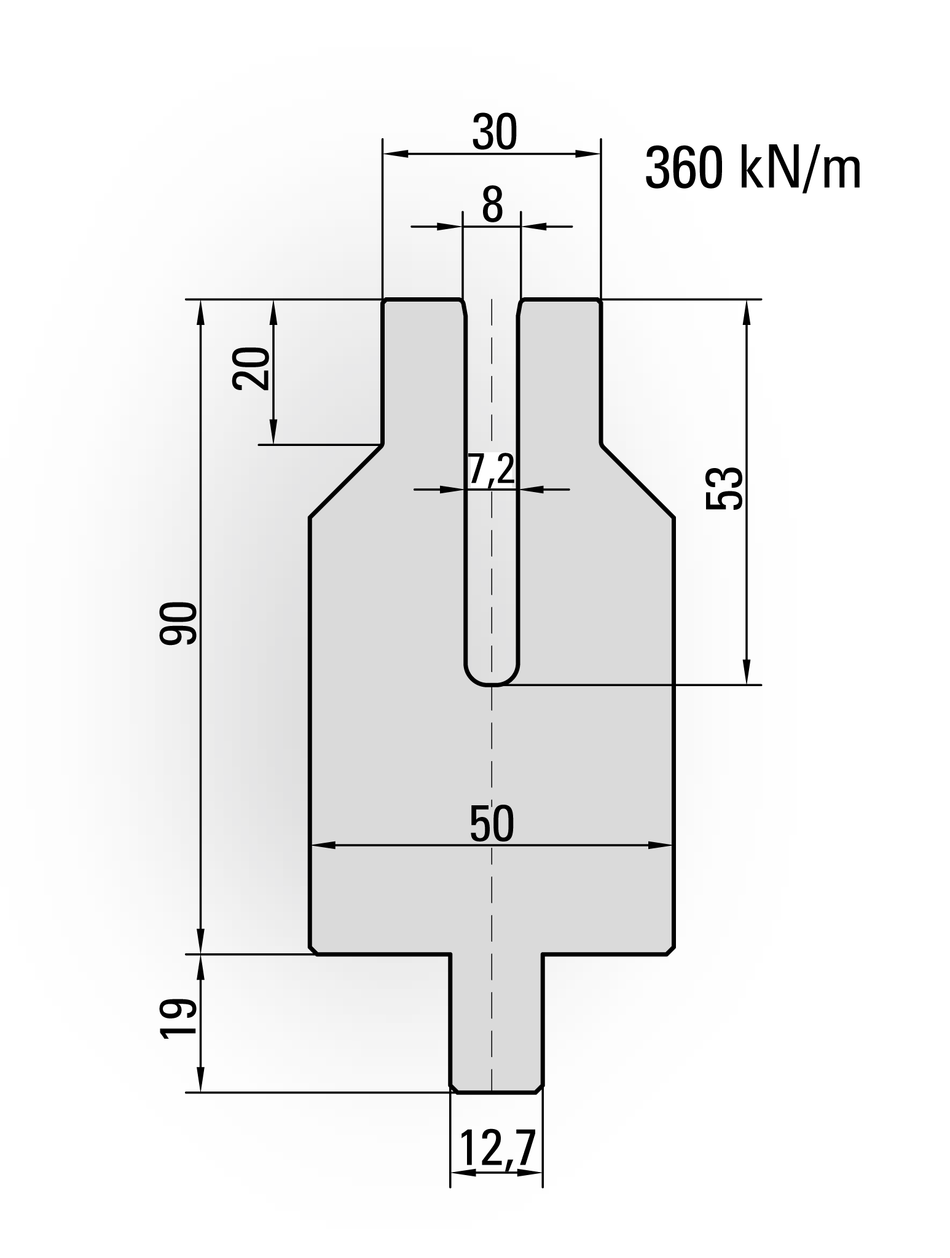 Lengte: 250mm - Gewicht: 7.7 kg