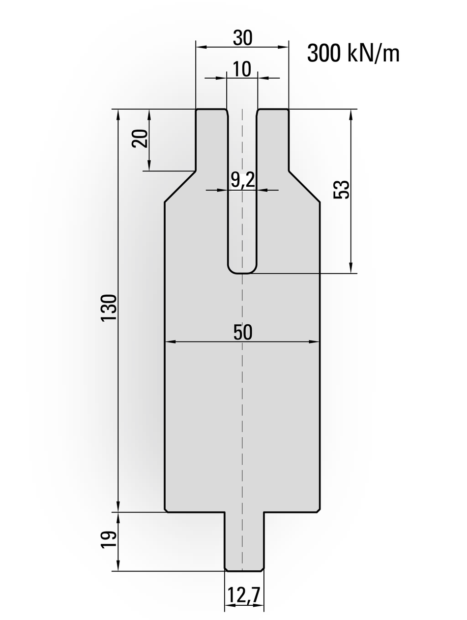 Lengte: 250mm - Gewicht: 11.5 kg