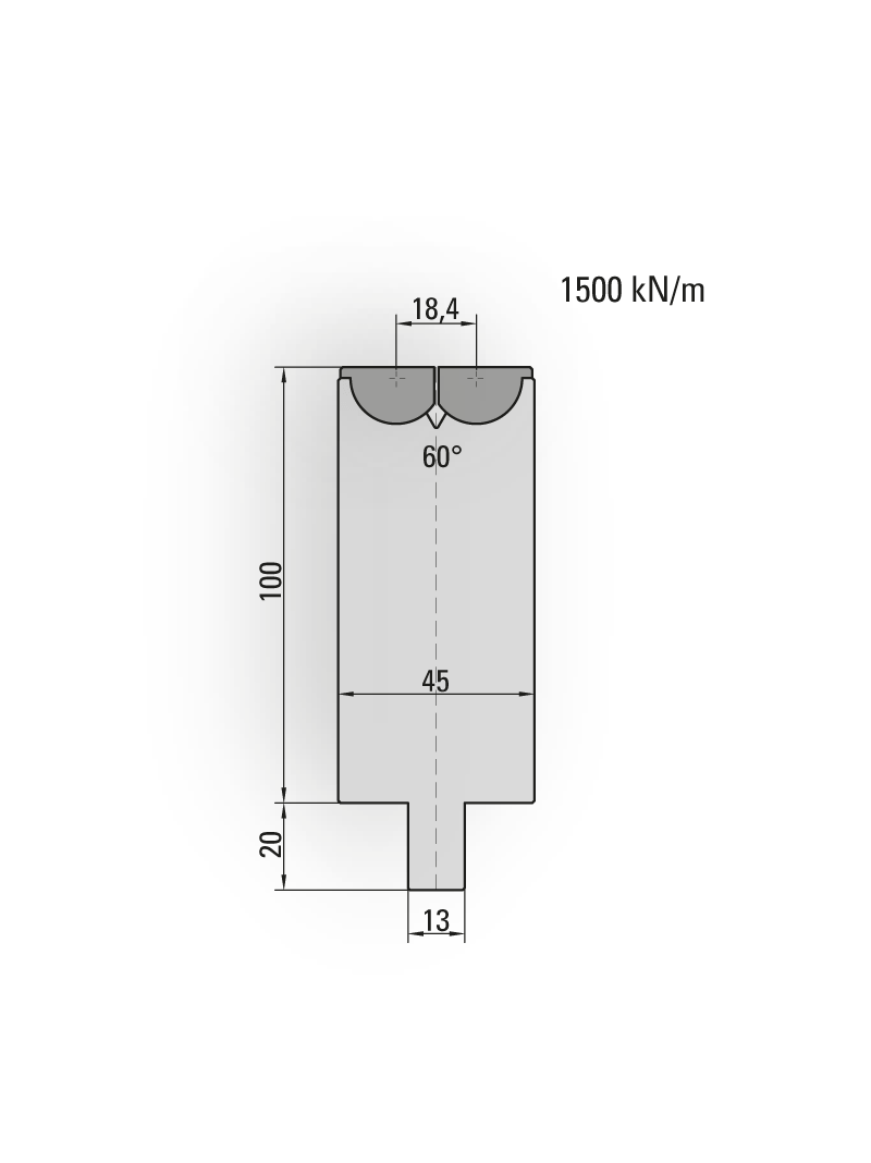 Lengte: 300mm - Gewicht: 9 kg